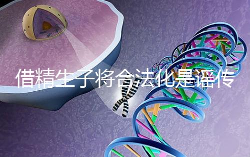 借精生子將合法化是謠傳，多地精子庫倡議捐精內(nèi)幕揭曉