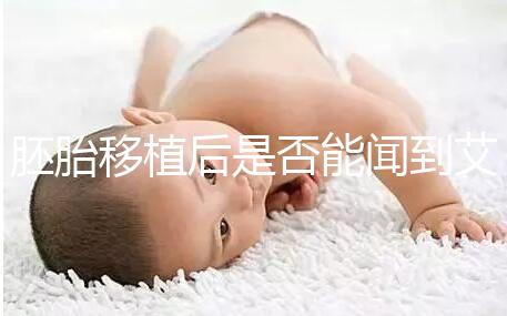 胚胎移植后是否能聞到艾灸的味道,這是否會影響一篇文章