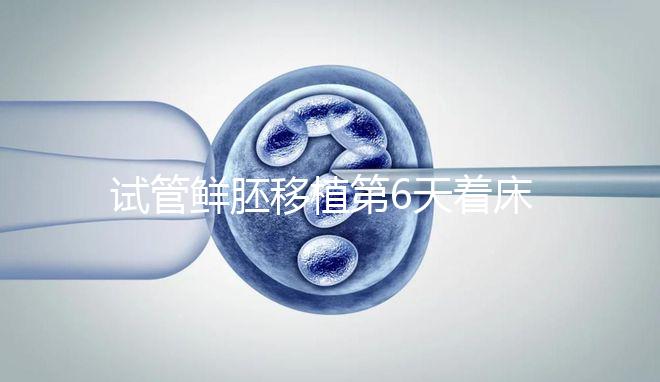 試管鮮胚移植第6天著床了沒？測出大白板還能懷孕嗎？